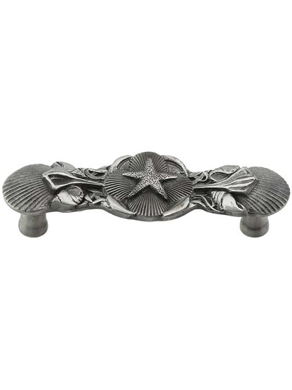 Seaside Collage Pull in Antique Pewter.